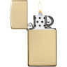 Zippo Slim 1654B, золотистый матовый