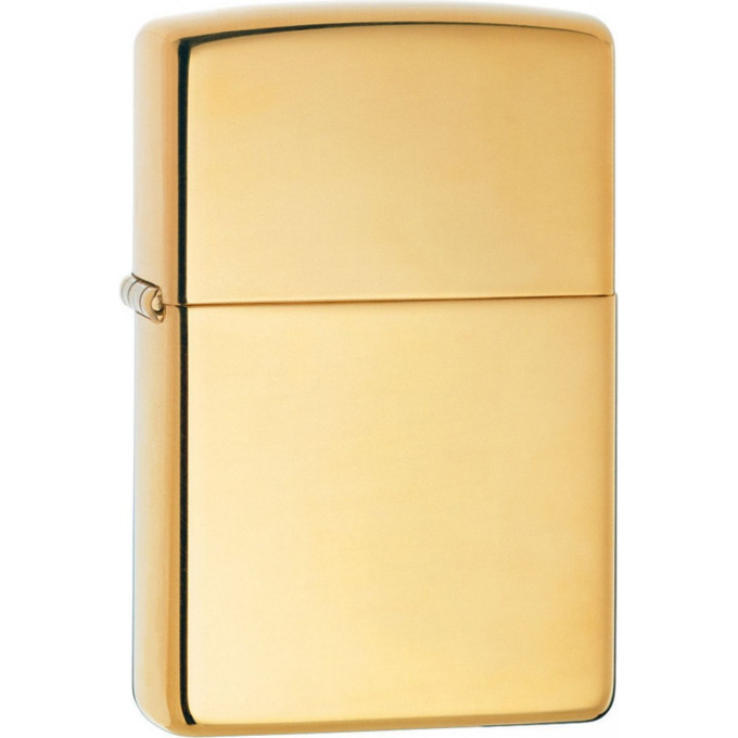 Zippo Classic 254B — зажигалка в золотистом глянце